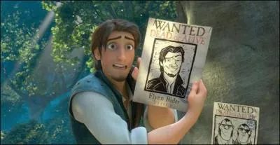 Quelle partie du visage de Flynn est toujours mal reprsente sur les affiches de recherche ?