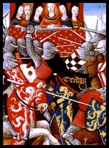 Comment appelait-on les rencontres pendant lesquelles les chevaliers s'affrontaient et exhibaient leur force en dehors des priodes de guerre ?