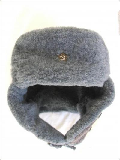 Chapeau traditionnel russe en fourrure de lapin ou de rat musqué, mais aussi de renard, de martre ou de mouton