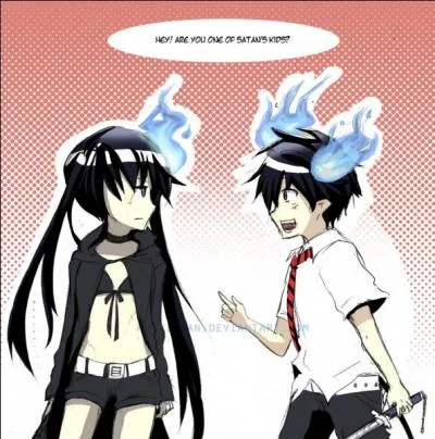 Dans quel manga le hros ou l'hrone est-il(elle) le(la) fils(fille) de Satan ?