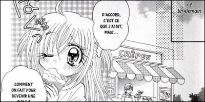 Quelle artiste va créer un groupe afin de se rapprocher de Seiji, le garçon qu'elle aime ?