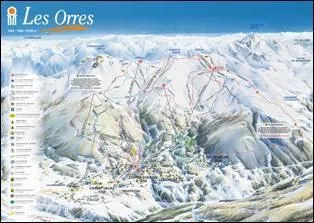 Laquelle de ces pistes n'existe pas sur le domaine skiable des Orres ?