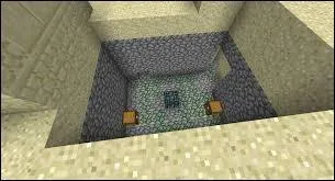 On peut trouver des donjons et des mines sous la terre.