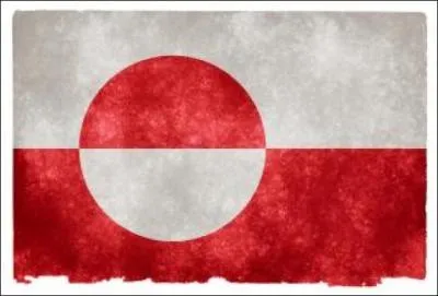 Ce drapeau est celui du Groenland.