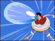 Comment Luffy est-il nomm quand il absorbe le contenu d'un tonneau contre Crocodile ?