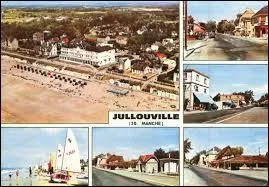 Je vous envoie une carte postale de Jullouville, station balnaire de la Baie du Mont-Saint-Michel en Basse-Normandie. J'tais donc dans le dpartement ...