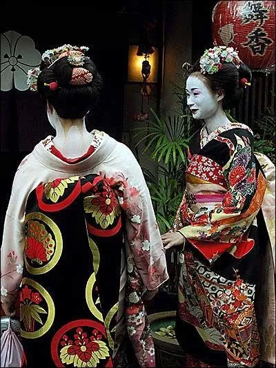 Leur logement, nourriture, achats de kimonos et leur formation sont prises en charge par leur ...