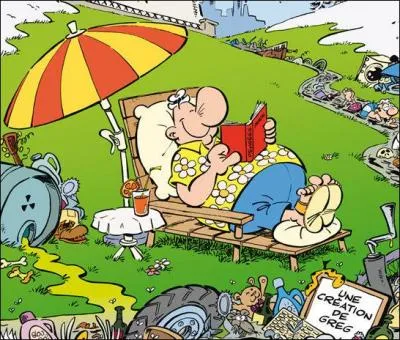 Il a galement un voisin. Un petit moustachu, longiligne, avec un gros nez, un bret, et des lunettes... Comment s'appelle ce voisin ?