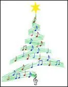 On prpare un sapin et une crche pour clbrer la naissance du Christ :