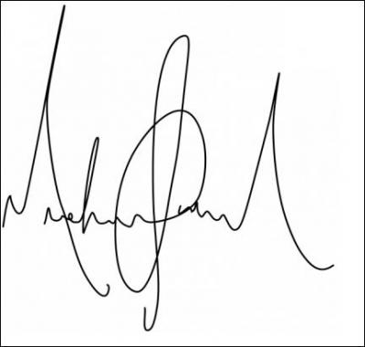 Est-ce l'autographe de Michael Jackson ?