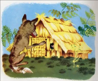 Quel est ce matriau dont le premier des trois petits cochons avait construit btement sa maison ?