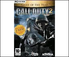 Sur la jaquette du jeu vido  Call of Duty 2 , qu'est-ce que l'auteur essaie d'exprimer ?