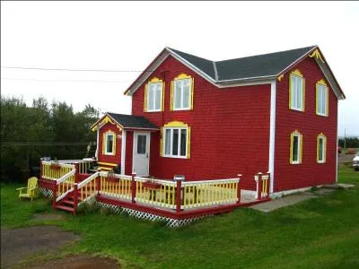 Ceci est une maison typique colore, charmante, que certains trouveront mme comique, mais de quelle rgion du Canada est-elle ?