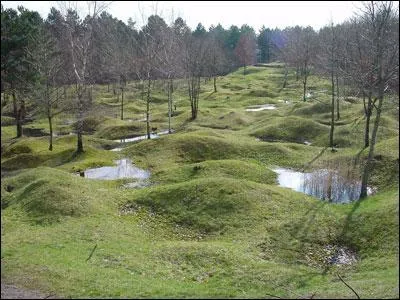 Quelles armes expliquent qu'il y ait autant de trous sur le champ de bataille ?