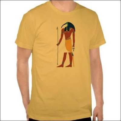 Techniquement, le port de ce t-shirt sur lequel figure une image du dieu gyptien Toth serait-il permis  un col bleu qui travaille pour la ville de Rimouski ?