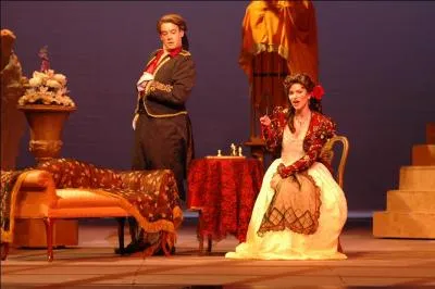 Quel que soit le lieu, trois espaces se distinguent au thtre : l'orchestre, scne, coulisses et cintres.  quoi correspondent-ils ? Retrouvez la liste respectant l'ordre de la proposition.