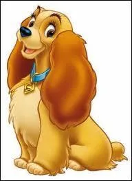Quel est le nom de ce cocker femelle trs classe d'un dessin anim du grand Walt ?