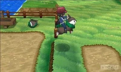 Sur quel Pokmon le hros grimpe-t-il ? Voyez la photo ci-contre.