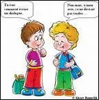 Paul et Jeanne leur (demander) de venir un instant.