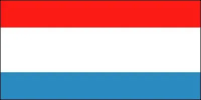 Quel pays a un drapeau composé de trois bandes horizontales, l'une rouge, l'autre blanche et la dernière, bleue ?