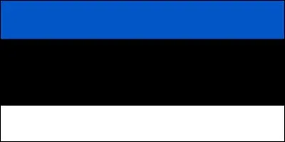 Quel pays a un drapeau composé de trois bandes horizontales, l'une bleue, l'autre noire et la dernière, blanche ?