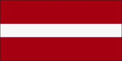 Quel pays a un drapeau composé de trois bandes horizontales, deux rouge bordeaux, et l'autre blanche ?