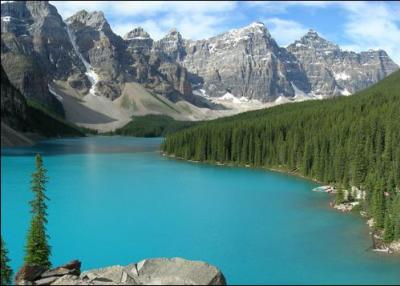 Voici un paysage du parc national de ______ au Canada :