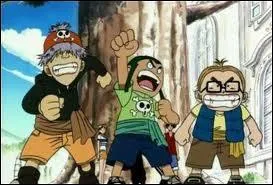 Quel tait l'quipage d'Usopp quand il tait encore dans sa ville natale ?