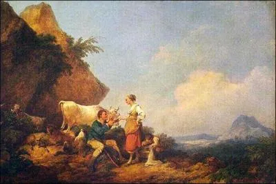 Ce tableau,  La petite laitire , est conserv au muse des Beaux Arts de Bordeaux. Qui en est le peintre anglais d'origine franaise ?
