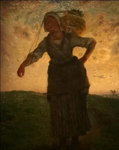  Laitire normande  Grville . Qui en est le peintre ?