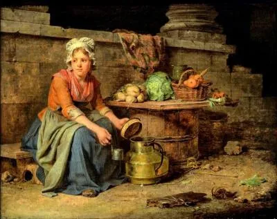Cet autre tableau portant le nom de  La petite laitire , 1795, fut peint par :