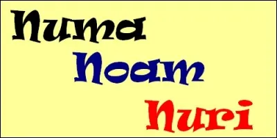 Quel prénom, d'origine hébraïque, signifie "sucré" et se fête le 21 août ?