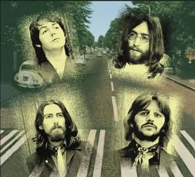 Qui traverse en tte le passage pour piton, sur la clbre photographie de leur dernier album  Abbey Road  enregistr en 1969 ?