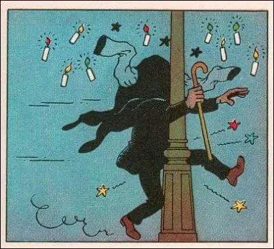 Max est un rveur. En marchant sur un trottoir, nez au vent, il a rencontr un rverbre :