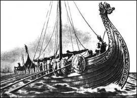 Quel cours d'eau les drakkars remontaient-ils frquemment ?