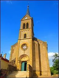 Voici l'glise Sainte-Apolline de Veckring. Ce village lorrain se situe dans le dpartement ...