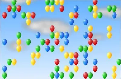 Jusque-l, c'tait abordable. Maintenant,  combien estimez-vous le nombre de ballons ?