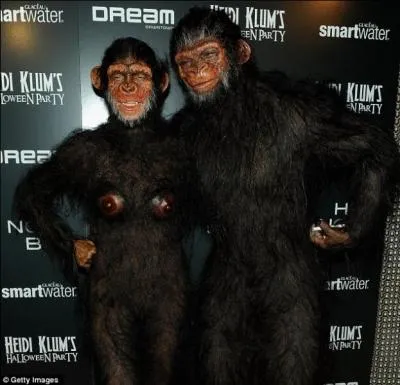 Oououuuhhmmpf, Oououuuuhhh, et voil une belle chappe de La plante des singes, qui a pens  son boy-friend et aux talons hauts, on est en ville n'est-ce pas ? Qui est-ce ?