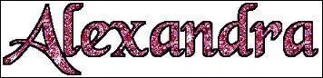 En grec, quel est le prnom correspondant  Alexandra ?