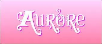 De quelle origine vient le prnom Aurore ?