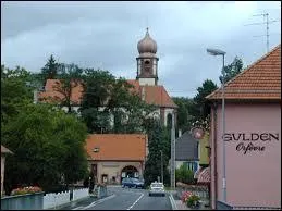 Nous traversons la commune alsacienne de Wingen-sur-Moder. Nous sommes dans le dpartement n...