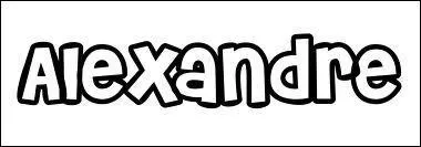 Quel mtal est associ au prnom Alexandre ?
