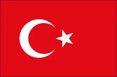Ce drapeau est celui de la Turquie.