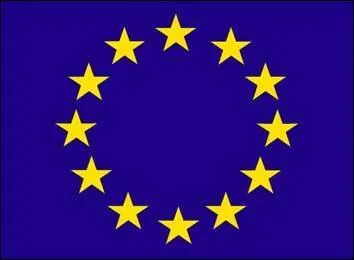 Voici le drapeau de l'Union europenne.