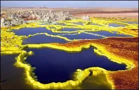 Nous sommes en ...  proximit du volcan Dallol.
