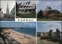 Nous partons  Carnac. Cette station balnaire bretonne connue pour ses alignements mgalithiques se situe dans le dpartement ...