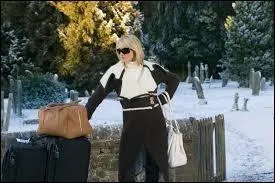 Amanda a un gros choc en arrivant  destination. Lequel ?