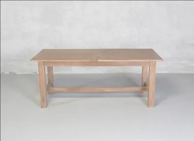 Et comment traduit-on  table en bois , sans laquelle les couverts sont inutiles ?