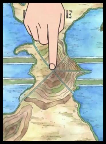 Épisode 61 - L'équipage de Luffy doit, pour pénétrer dans Grand Line, franchir une énorme montagne, appelée :