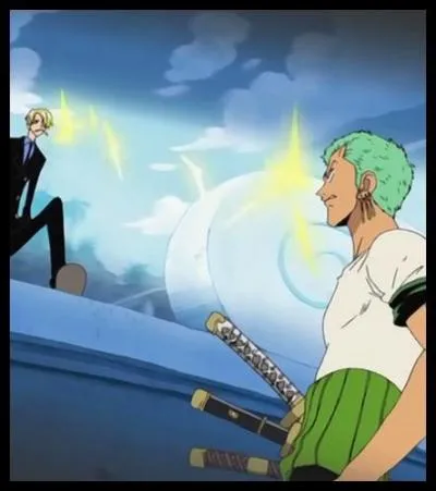 pisode 70 - Sur Little Garden, Zoro et Sanji font un concours pour rapprovisionner le bateau. Oui, mais un concours de quoi et que ramnent-ils au Vogue Merry ?